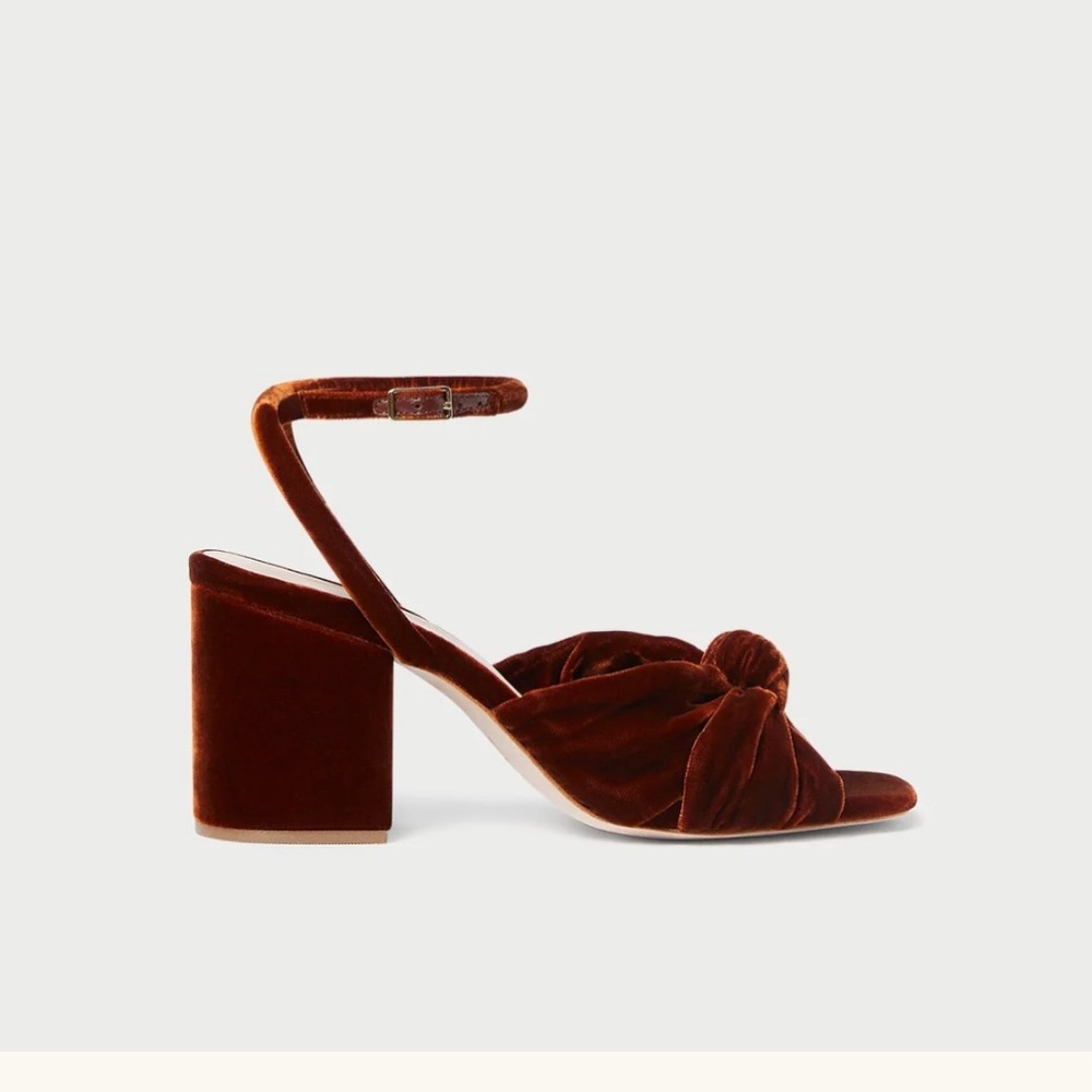 ISO!! Loeffler Randall Rich Brown Velvet Heels